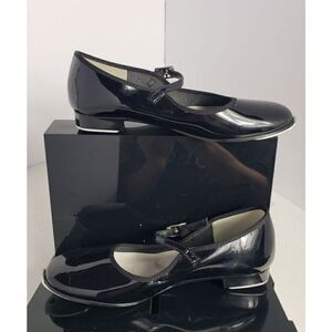 Girls Tap Shoes Buckle Strap Dance Beginner Tap Shoes Size 1.5